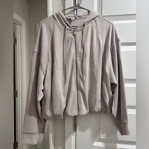 Athleta Women's SeaSoft Bubble Hem Full Zip Hoodie